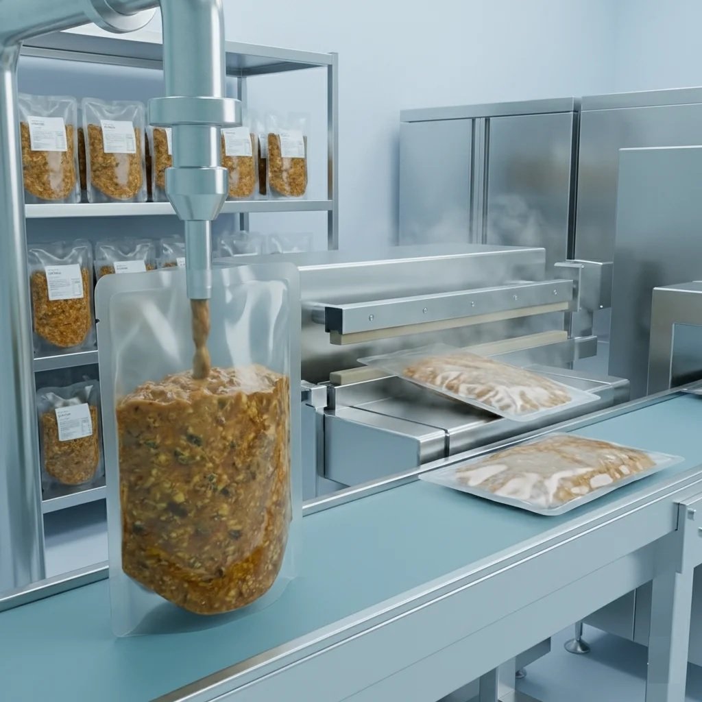 Commercial Retort Pouch Filling